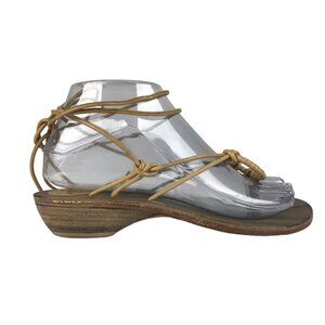 John A. Frye Womens Brown JAF Ring H 78240 Adjustable‎ Gladiator Sandal Sz US 6M